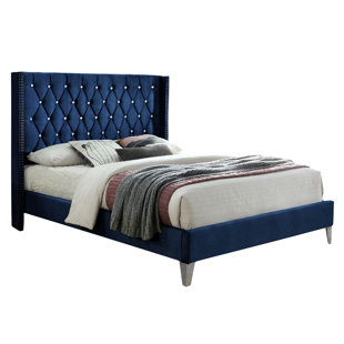 ROSDORF PARK Alexa Upholstered Wingback Bed
