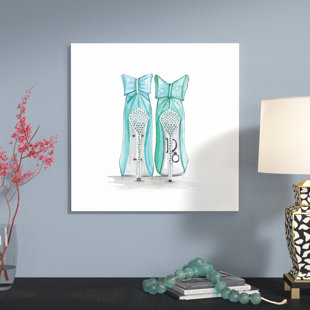 WILLA ARLO INTERIORS Tiffany Shoes by Rongrong DeVoe - Wrapped Canvas Print
