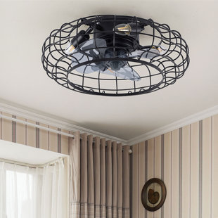 WILLISTON FORGE Patroclus 18.5'' Ceiling Fan with Light Kit