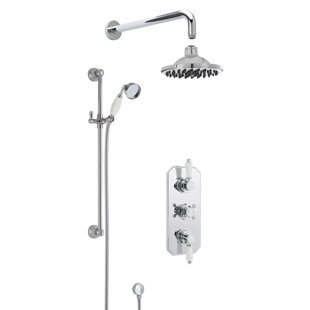 NUIE Thermostatic Shower with Dual Shower Head