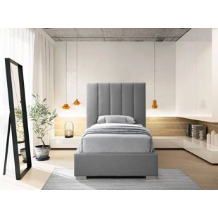MERCER41 Harper-Leigh Upholstered Platform Bed