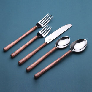 INOX Artisans Camelia Stainless Steel Flatware