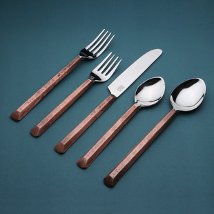 INOX Artisans Plateau Stainless Steel Flatware - Service for 4