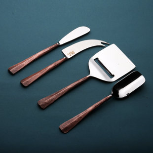 MILLWOOD PINES Fohoren 4 Piece Cheese Serving Set