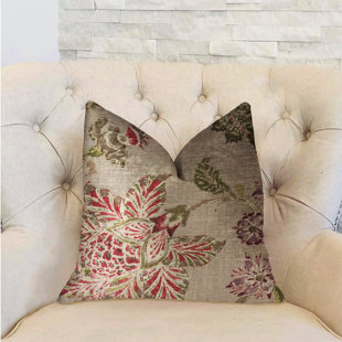 PLUTUS BRANDS Garden Secrets Floral Linen Reversible Throw Pillow