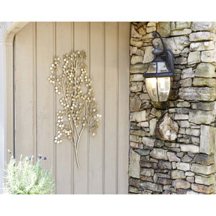 SOUTHERN PATIO® UV Resistant Steel Plants & Flowers Wall Decor