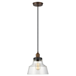 AUGUST GROVE Llewellyn 1-Light Dome Pendant