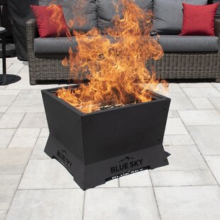 BLUE SKY OUTDOOR LIVING 22" Square Peak Smokeless Patio Fire Pit