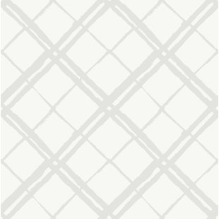 SCOTT LIVING Espalier Gray Peel and Stick Wallpaper