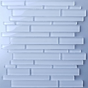 VIRIDIAN MEADOWS Glass Random Mosaic Wall Tile