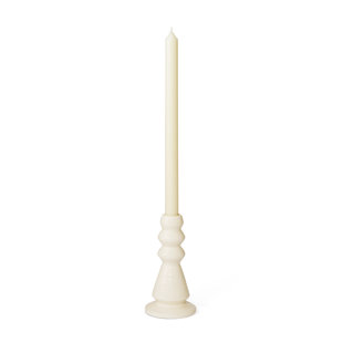 AERIN Allette 6.3'' H Concrete / Cement Tabletop Candlestick