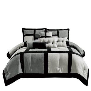 ESCA Microsuede Patchwork Comforter Set