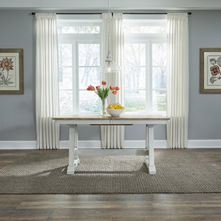 GREYLEIGH™ Keswick Trestle Dining Table w/ 18" Leaf