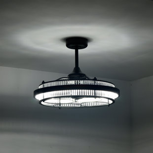 WAREHOUSE OF TIFFANY 27.6'' Ceiling Fan with LED Lights