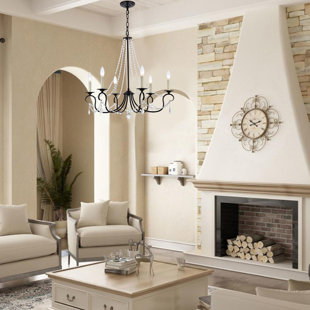 ROSDORF PARK Cicley 6 - Light Dimmable Classic / Traditional Chandelier