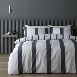 CONTENT BY TERENCE CONRAN Sebastian Stripe 200 Thread Count Cotton Duvet Cover and Pillowcase Set