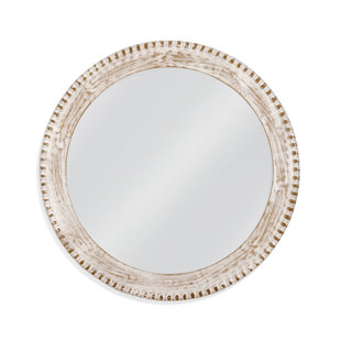 LANGLEY STREET® Matzke Wood Round Wall Mirror