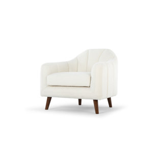 NORDIC UPHOLSTERY Beovange 34'' Wide Tufted Polyester Armchair