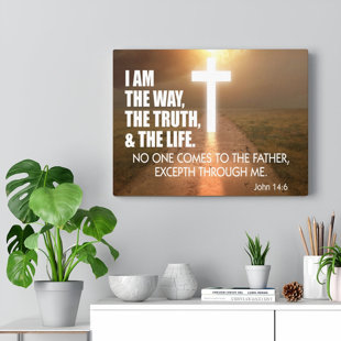 TRINX I Am The Way John 14:6 Wall Art Christian Home Décor