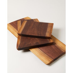 FARMHOUSE POTTERY Live Edge Walnut Board