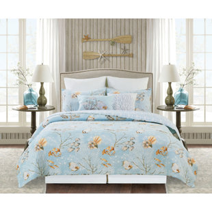 C&F HOME Meraki Island Cotton Quilted Abstract Quilt Set