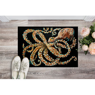 HIGHLAND DUNES Ridenour Non-Slip Outdoor Doormat