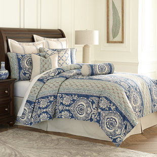 MICHAEL AMINI La Rochelle Comforter Set - Cadet