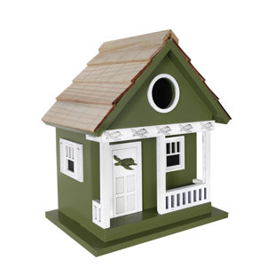 HOME BAZAAR Birds of a Feather Turtle 8.25 X 6.75 X 5.25 Birdhouse