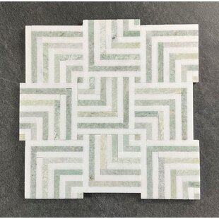 ES STONE Ming Green and Thassos White Marble Wall and Floor Tile