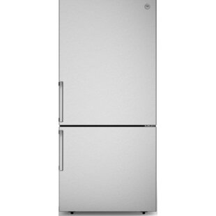 BERTAZZONI 31" Bottom Mount Refrigerator - Stainless - Reversible Door - No Ice Maker