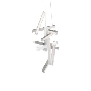 MODERN FORMS Chaos 12 - Light Dimmable Sputnik Modern Linear Chandelier