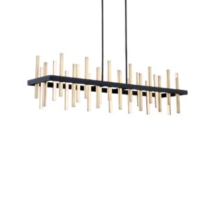 MODERN FORMS Harmonix Dimmable LED Square / Rectangle Chandelier