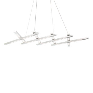 MODERN FORMS Scissors 8 - Light Dimmable LED Sputnik Geometric Chandelier