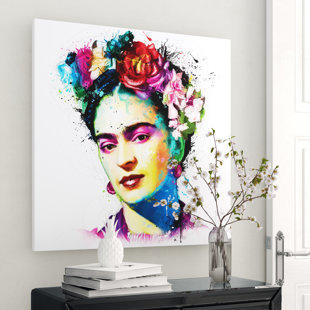 LANGLEY STREET Frida Kahlo by Patrice Murciano - Wrapped Canvas Painting