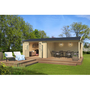 LASITA MAJA Garden house / outdoor kitchen / tool shed Amarillo, 330x330+380