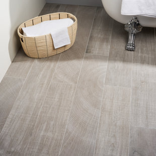 BOND TILE Auburn 8" x 48" Matte Porcelain Wood Look Floor and Wall Tile (12.78 Sq. Ft./ Case)