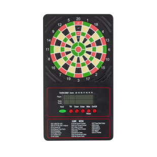 Accudart Lcd Electronic Touch Pad Dart Scorer Scores Up To 18 Game Types For 8 Players