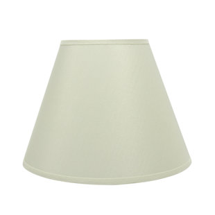 ASPEN CREATIVE CORPORATION 9" H Tetoron Cotton Fabric Empire Lamp Shade ( Spider ) in Off-White