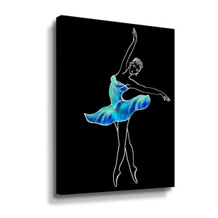 GEMMA VIOLET Black Ballerina Silhouette Blue Dress Dance Ballet Collection By Irina Sztukowski Gallery