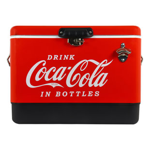 KOOLATRON EUROPE Coca-Cola Ice Chest Cooler Cool Box with Bottle Opener 51L