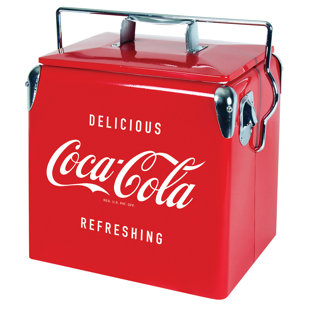 KOOLATRON EUROPE Coca-Cola Retro Ice Chest Cooler Cool Box with Bottle Opener 13L