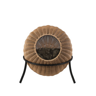 SAM'S PETS NALA 19.5" Wicker Cat Condo