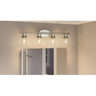 ILLUMINA DIRECT Karter 4-Light Brushed Nickel Bath Light