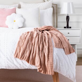 BATTILO HOME Soft Knitted Knitted Throw Blanket