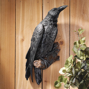 DESIGN TOSCANO The Raven's Perch Wall Decor