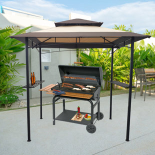 PABIN INC 8 Ft. W x 5 Ft. D Steel Grill Gazebo