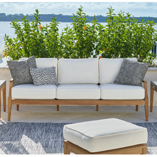 COASTAL LIVING™ BY UNIVERSAL FURNITURE Chesapeake 82'' Teak Outdoor Patio Sofa