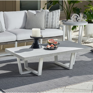 COASTAL LIVING™ BY UNIVERSAL FURNITURE South Beach Concrete Outdoor Coffee Table