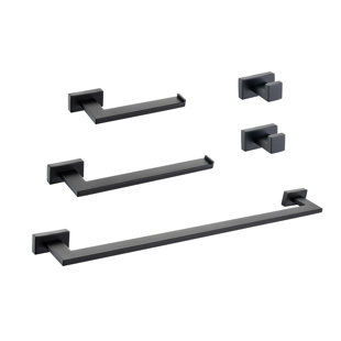 RAINLEX 5 - Piece Bathroom Hardware Set