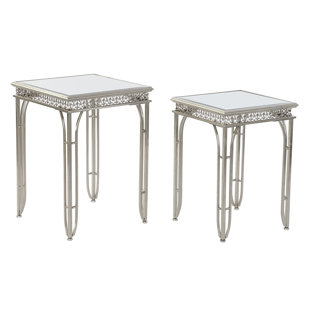 MERCER41 Hartline Auxiliary 2 Piece Nest of Tables